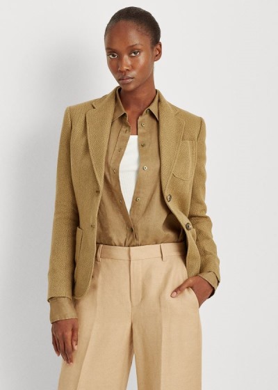 Women's Ralph Lauren Twill Blazers | 410397JBN